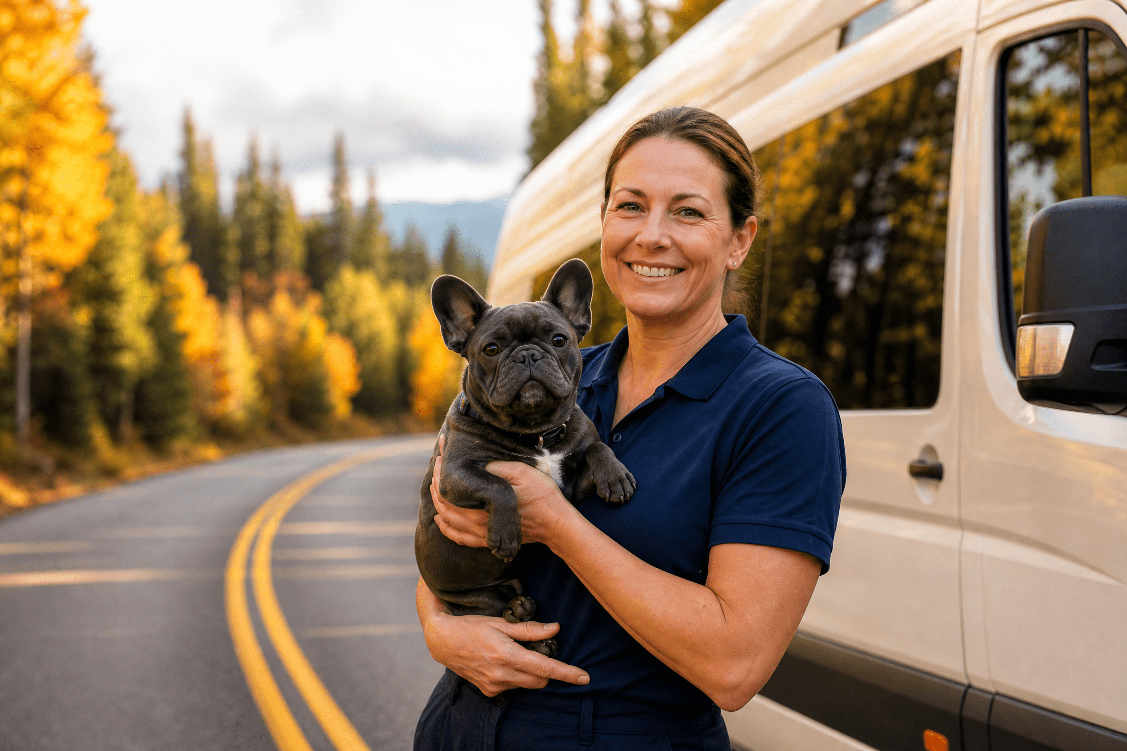 NorthPaws professional driver with pet